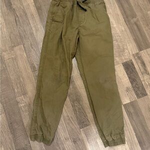 Boys Polo by Ralph Lauren Green Jogger Sweatpants with Elastic Cuffs